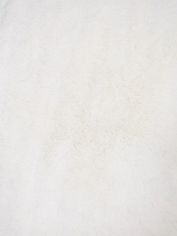 30 Yard Roll of Arctic Rabbit Minky / White