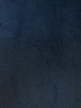 30 Yard Roll of Arctic Rabbit Minky / Navy