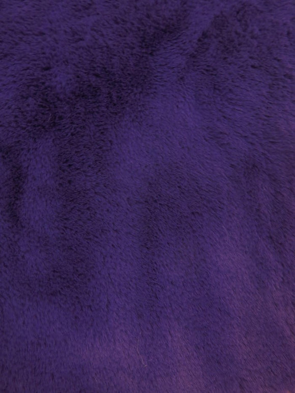30 Yard Roll of Arctic Rabbit Minky / Purple
