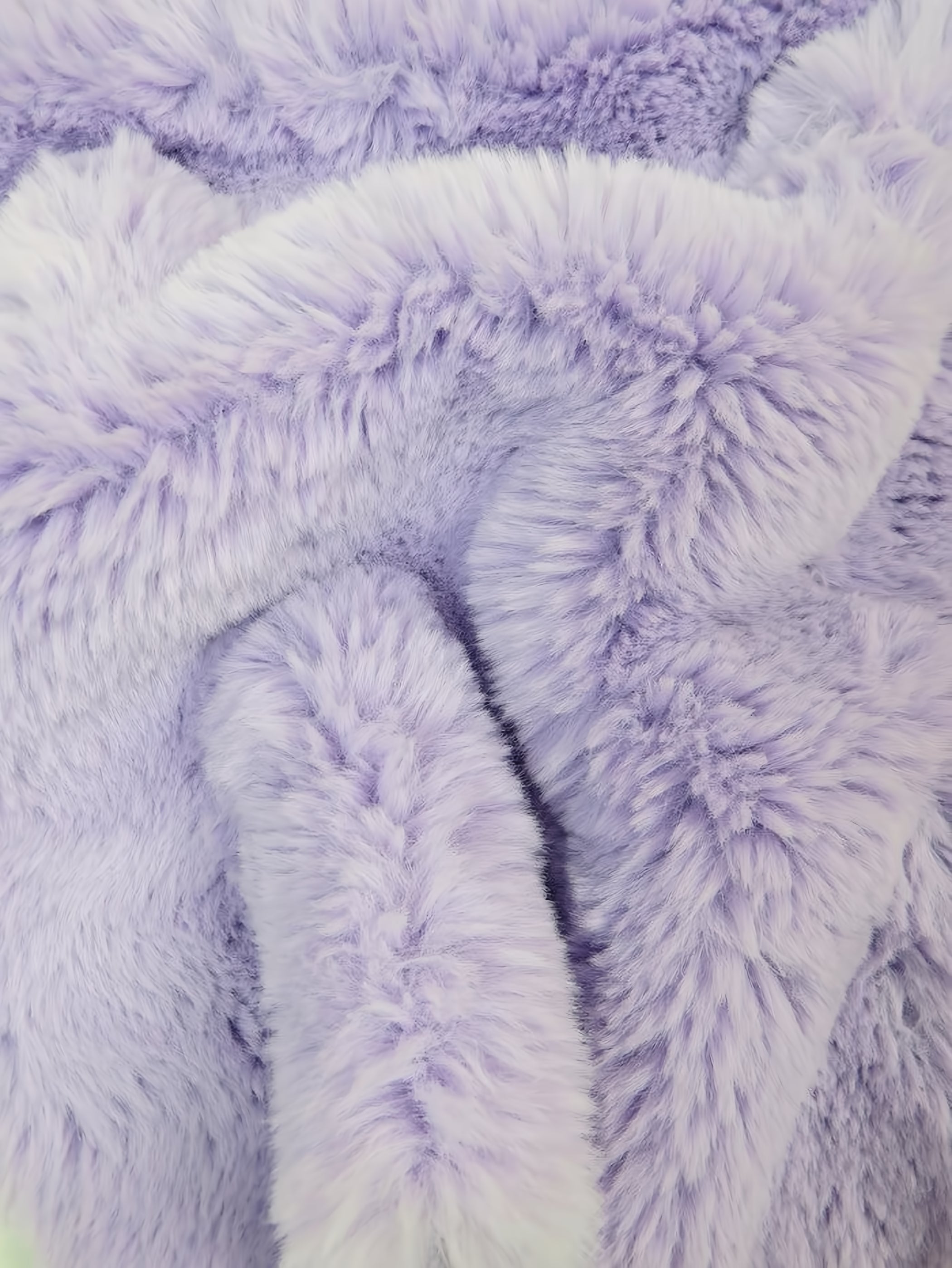 30 Yard Roll of Arctic Rabbit Minky / Lavender