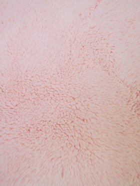 30 Yard Roll of Arctic Rabbit Minky / Light Pink - 0