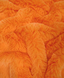 30 Yard Roll of Arctic Rabbit Minky / Orange-1