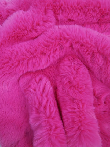 Arctic Rabbit Minky / Fuchsia