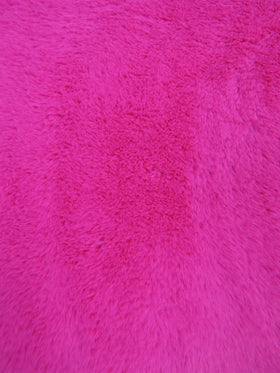30 Yard Roll of Arctic Rabbit Minky / Fuchsia - 0