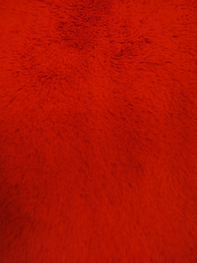 Arctic Rabbit Minky / Red - 0