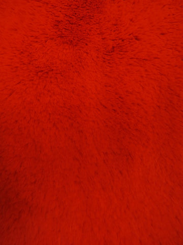 30 Yard Roll of Arctic Rabbit Minky / Red - 0