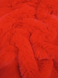 30 Yard Roll of Arctic Rabbit Minky / Red