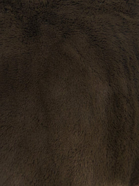 Arctic Rabbit Minky / Brown - 0