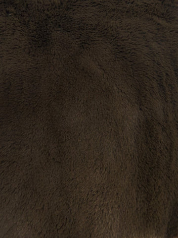 Arctic Rabbit Minky / Brown - 0
