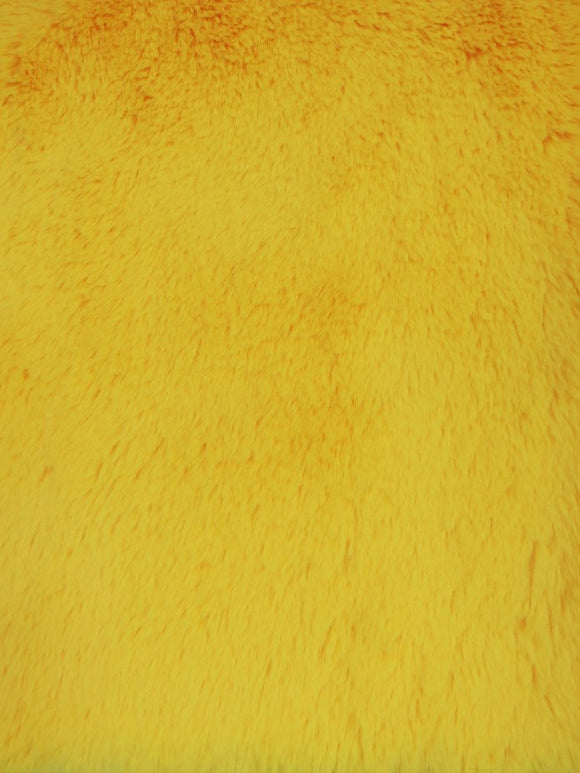 30 Yard Roll of Arctic Rabbit Minky / Yellow