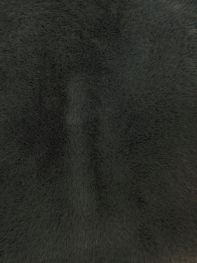 Arctic Rabbit Minky / Charcoal - 0