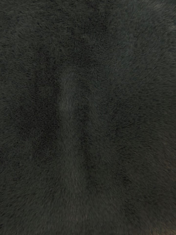 Arctic Rabbit Minky / Charcoal - 0
