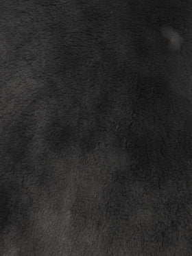 30 Yard Roll of Arctic Rabbit Minky / Black - 0