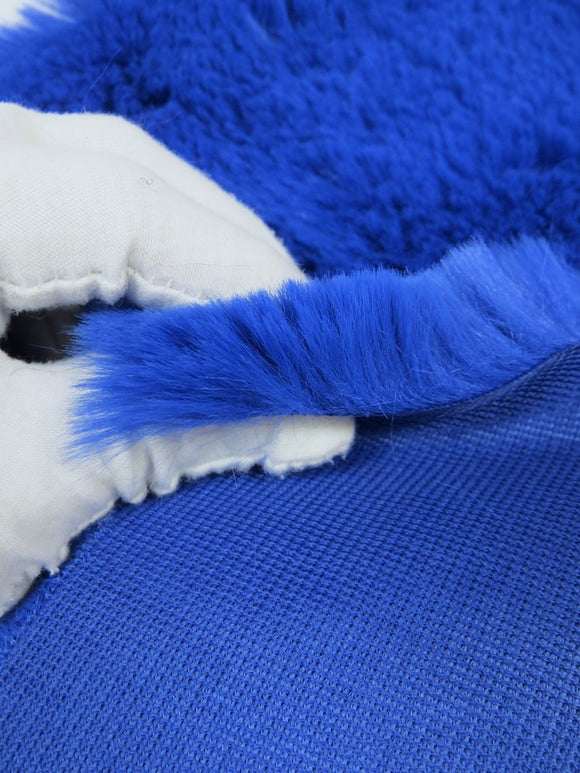 30 Yard Roll of Arctic Rabbit Minky / Black