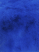 30 Yard Roll of Arctic Rabbit Minky / Royal Blue