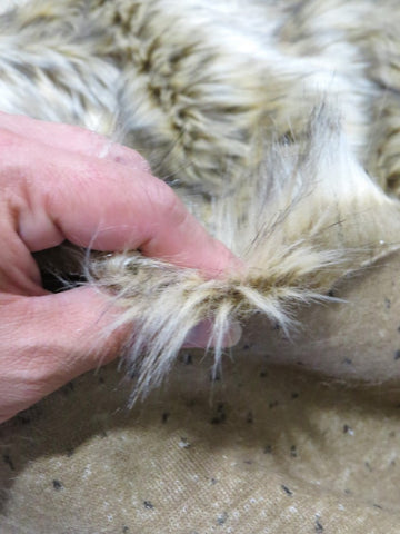 Baby Tundra Wolf (New Lot) Animal Short Pile Coat Costume Faux Fur Fabric / Sold By The Yard - 0