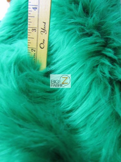 Faux Fake Fur Solid Shaggy Long Pile Fabric / Papaya / EcoShag 15 Yard Bolt-2