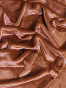 Half Shag Faux Fur Fabric (Beaver)(Knit Backing) / Rust / EcoShag 15 Yard Bolt-1