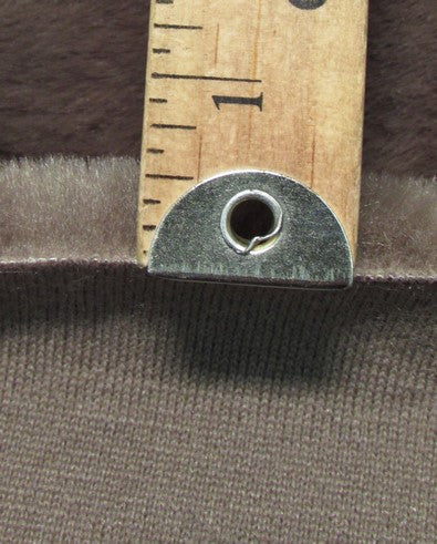 Half Shag Faux Fur Fabric (Beaver)(Knit Backing) / Rust / EcoShag 15 Yard Bolt
