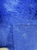 Tinsel Tip Short Shag Faux Fur / Electric Blue  Silver / Sold By The Yard