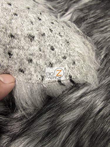 Arctic Alaskan Husky Long Pile Faux Fur Fabric / Sold By The Yard