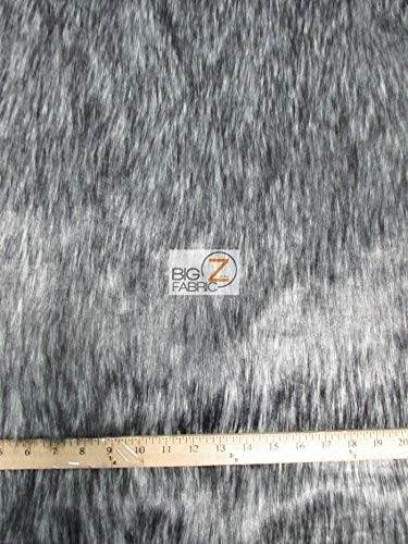 Arctic Alaskan Husky Long Pile Faux Fur Fabric / Sold By The Yard