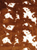 Half Shag Faux Fur Fabric (Cow)(Knit Backing) / Sold By The Yard