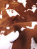 Half Shag Faux Fur Fabric (Cow)(Knit Backing) / Sold By The Yard