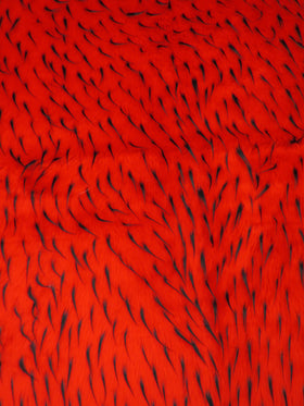 2 and 3 Tone Spiked Shaggy Long Pile Faux Fur Fabric / Sold by The Yard