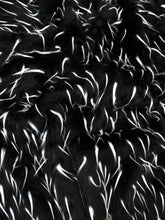 2 and 3 Tone Spiked Shaggy Long Pile Faux Fur Fabric / Sold by The Yard