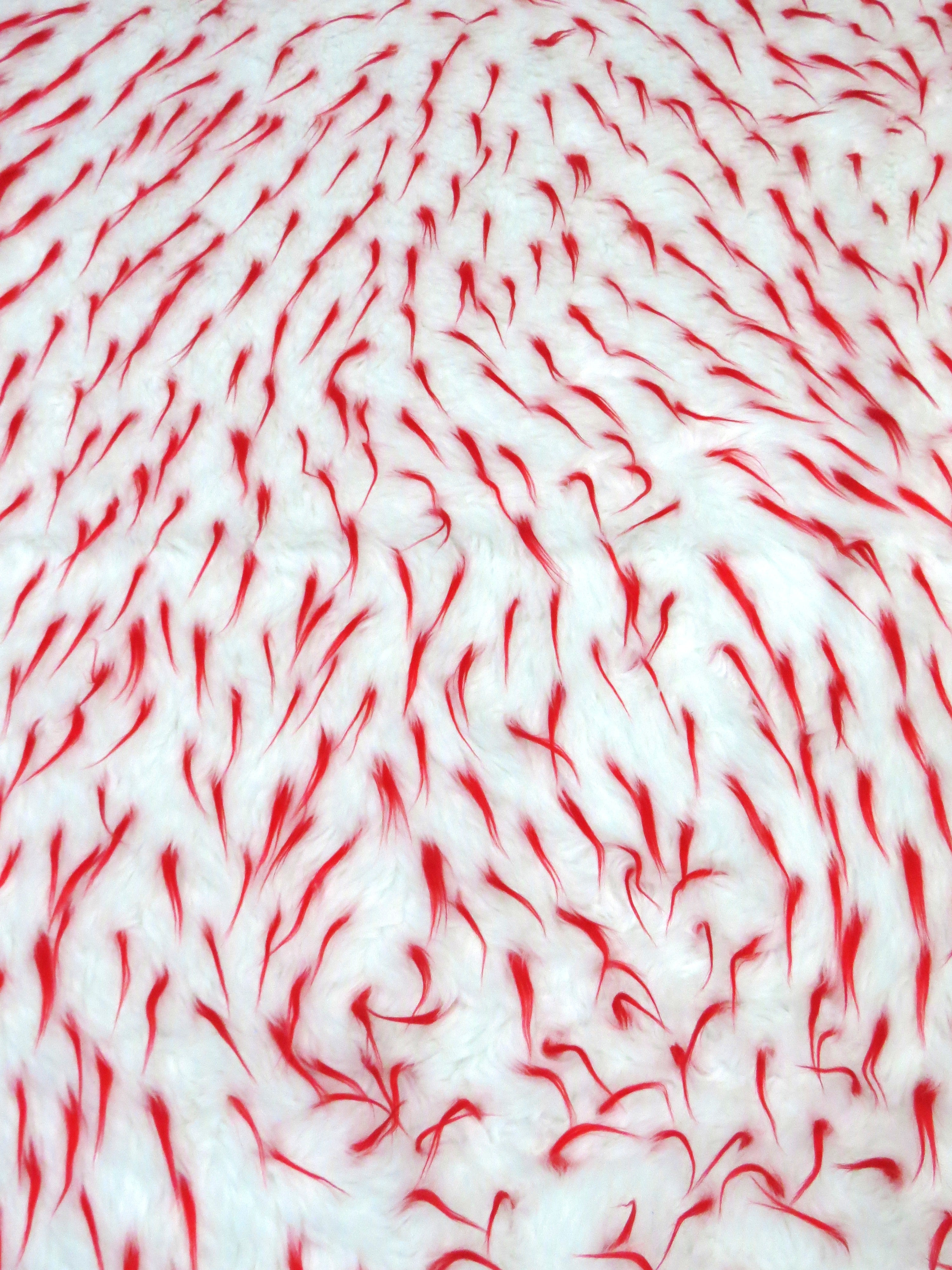 2 and 3 Tone Spiked Shaggy Long Pile Faux Fur Fabric / Sold by The Yard