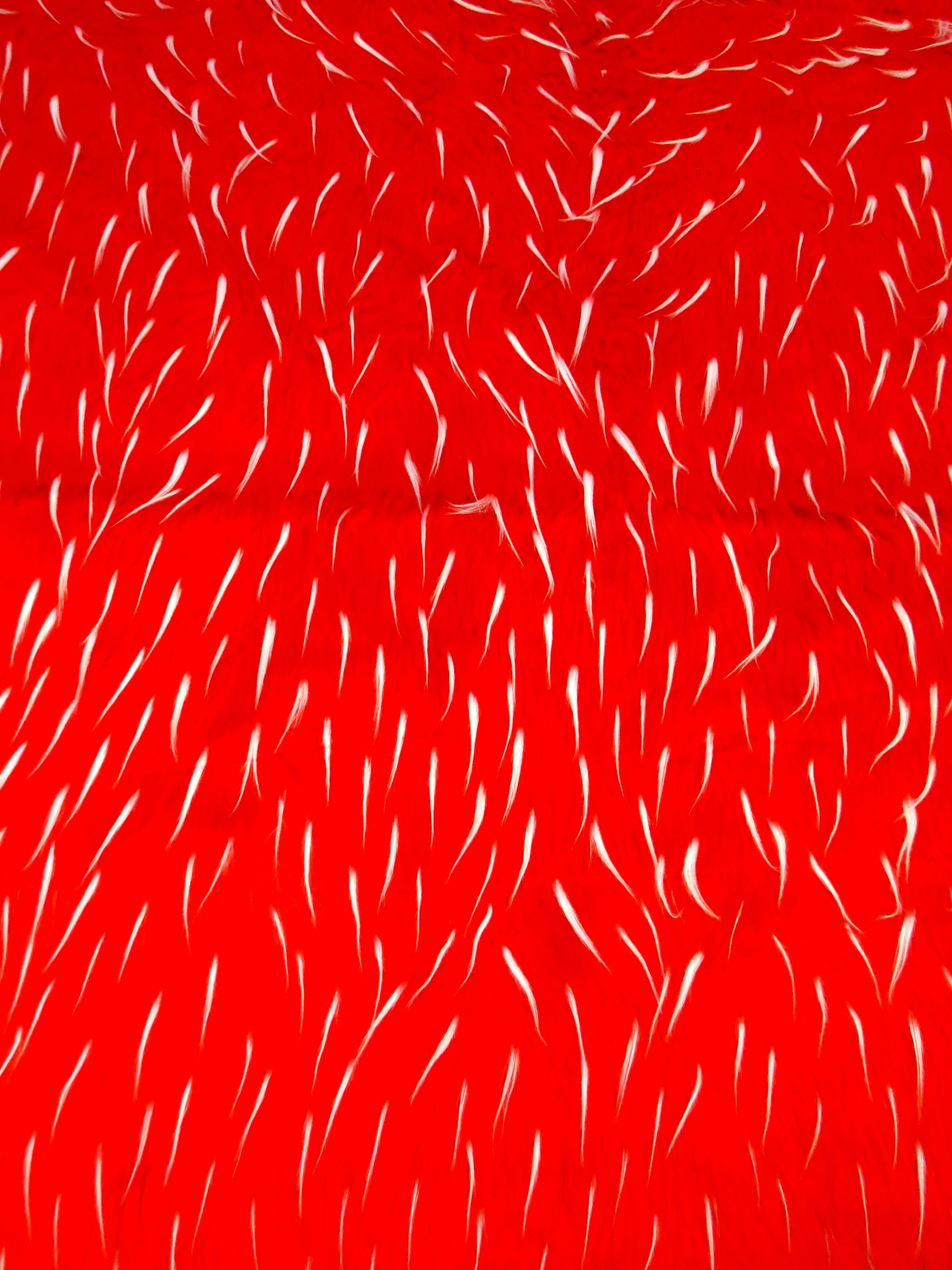 2 and 3 Tone Spiked Shaggy Long Pile Faux Fur Fabric / Sold by The Yard