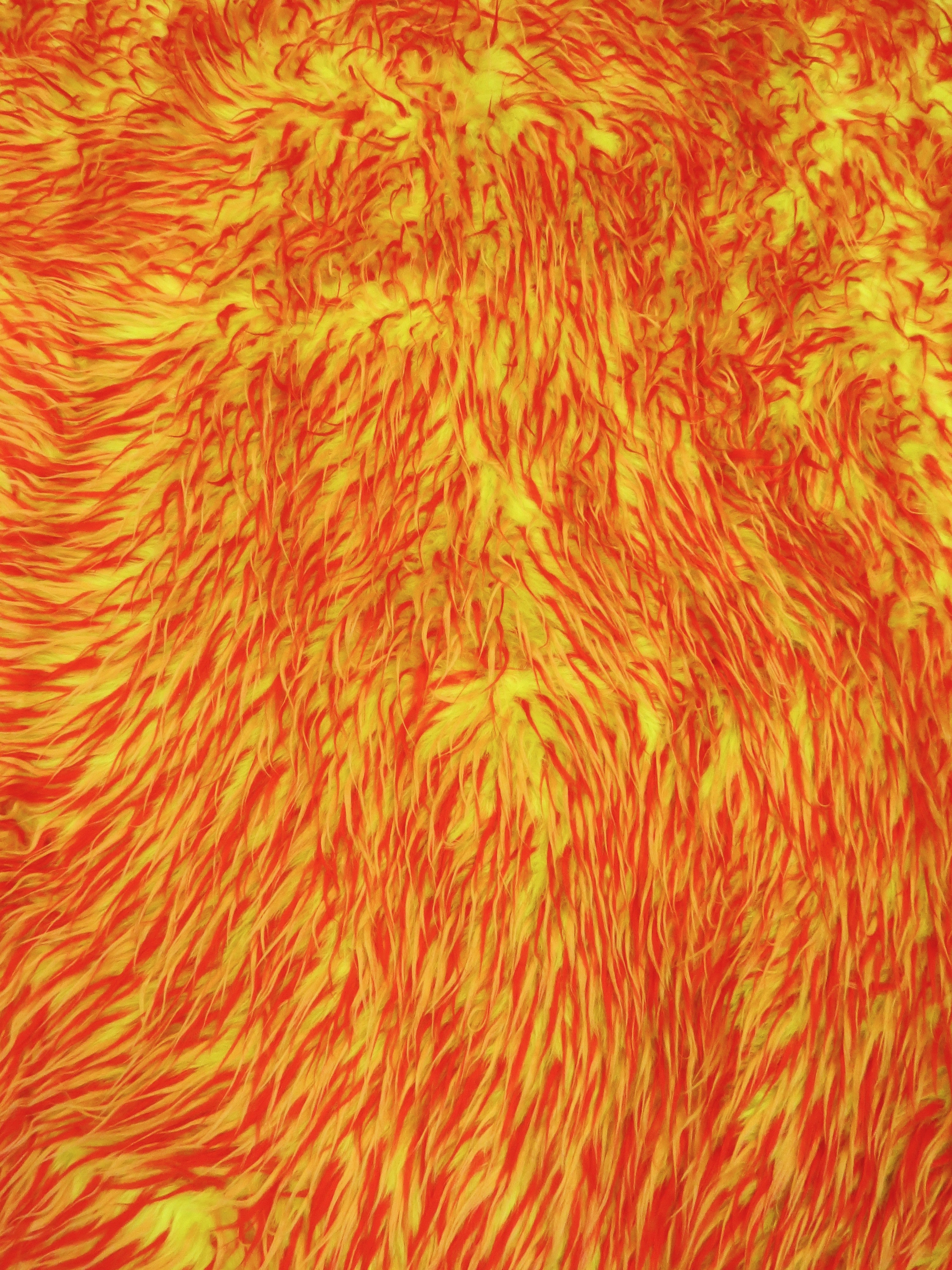 2 and 3 Tone Spiked Shaggy Long Pile Faux Fur Fabric / Sold by The Yard