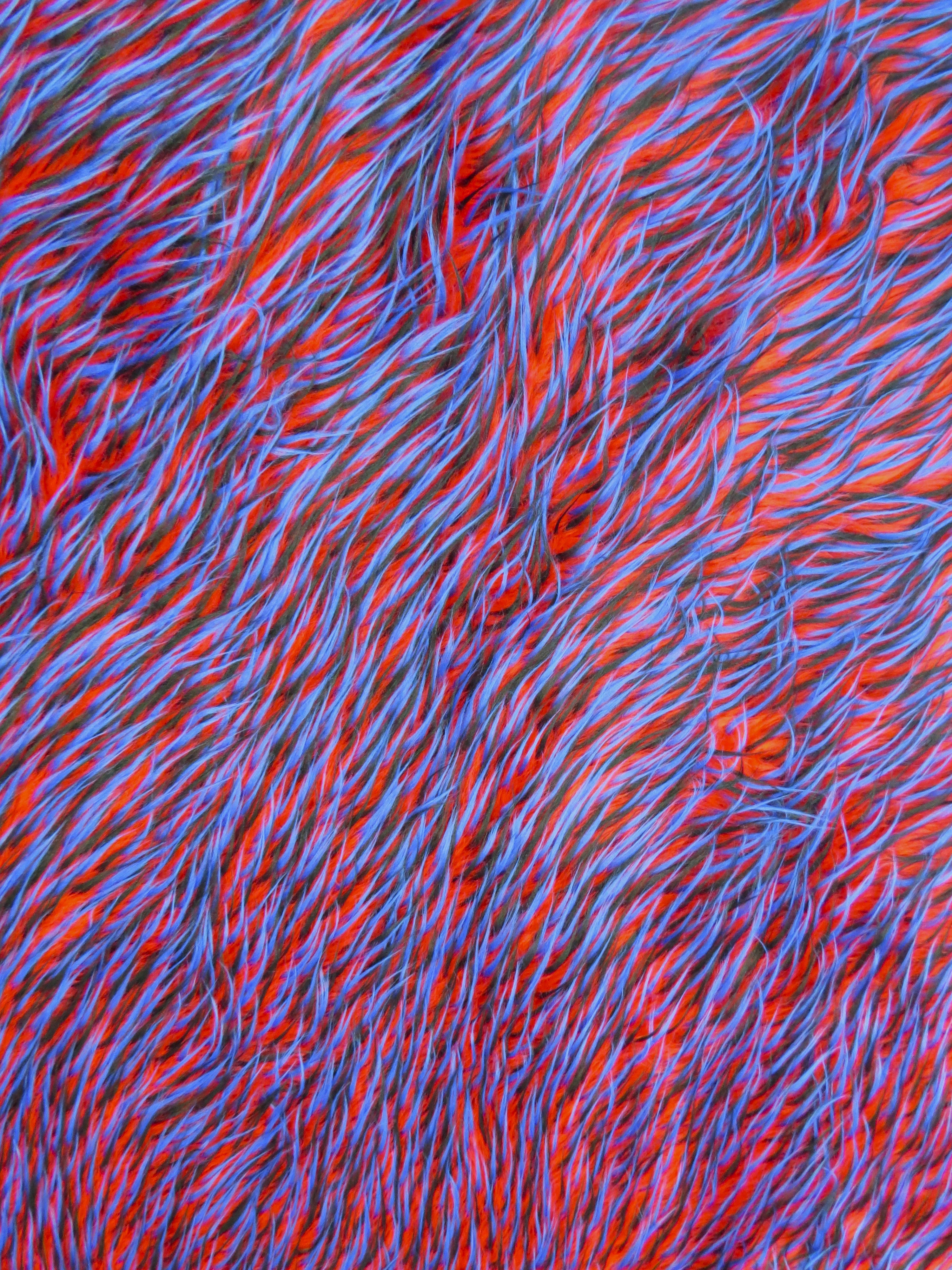 2 and 3 Tone Spiked Shaggy Long Pile Faux Fur Fabric / Sold by The Yard