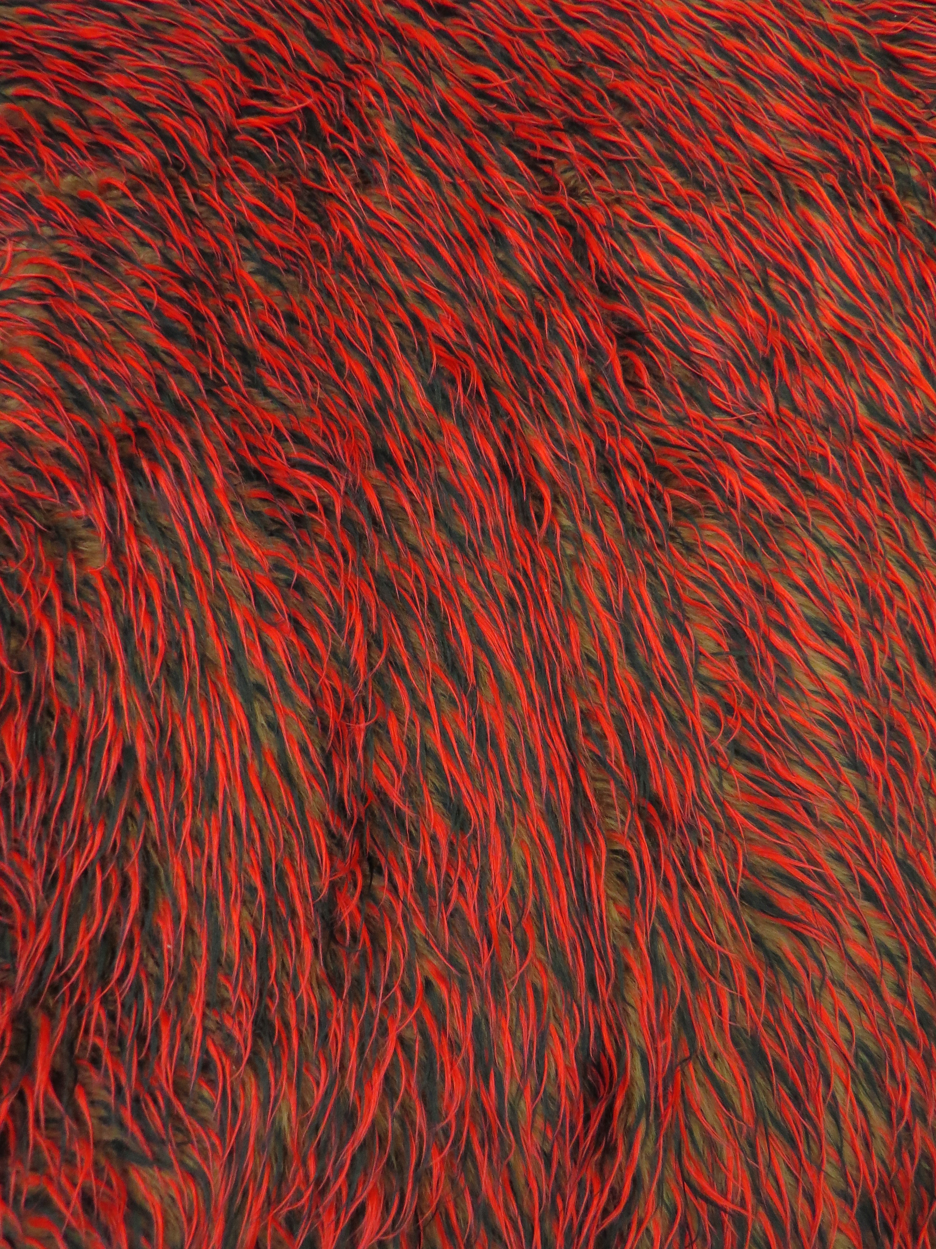 2 and 3 Tone Spiked Shaggy Long Pile Faux Fur Fabric / Sold by The Yard