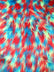 3 Tone Rainbow Shaggy Long Pile Faux Fur Fabrics / Sold by The Yard