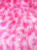 3 Tone Rainbow Shaggy Long Pile Faux Fur Fabrics / Sold by The Yard