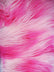 3 Tone Rainbow Shaggy Long Pile Faux Fur Fabrics / Sold by The Yard