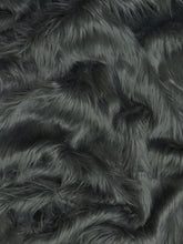 Solid Gorilla Animal Long Pile Faux Fur Fabric / Sold By The Yard