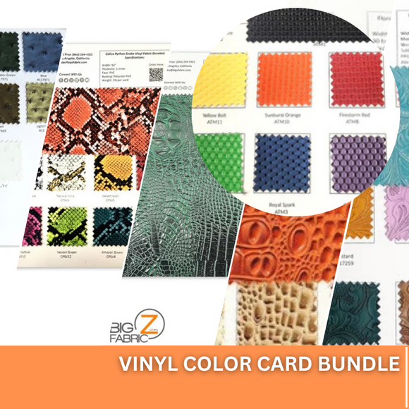 Vinyl Color Card Bundle