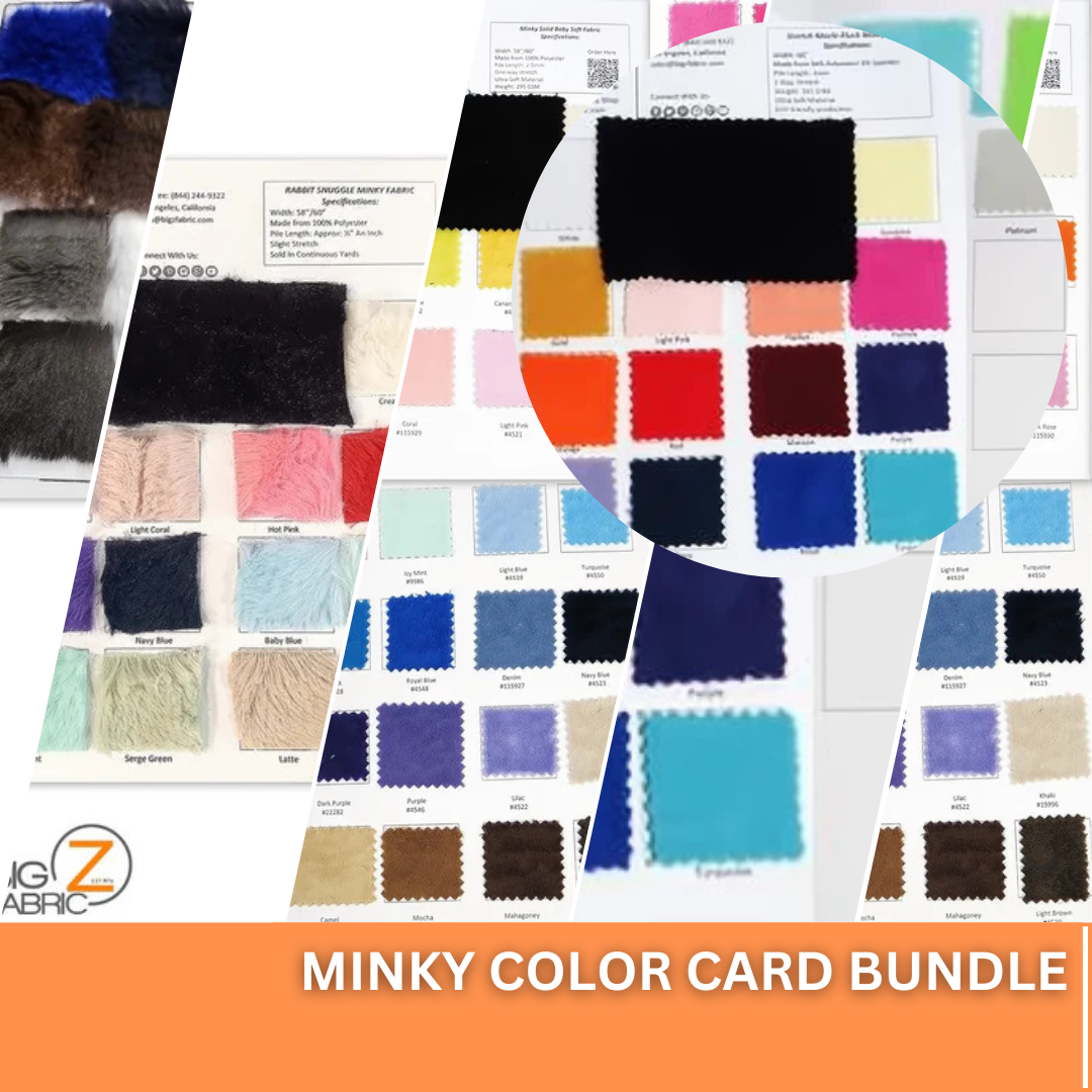 Minky Color Card Bundle | Big Z Fabric