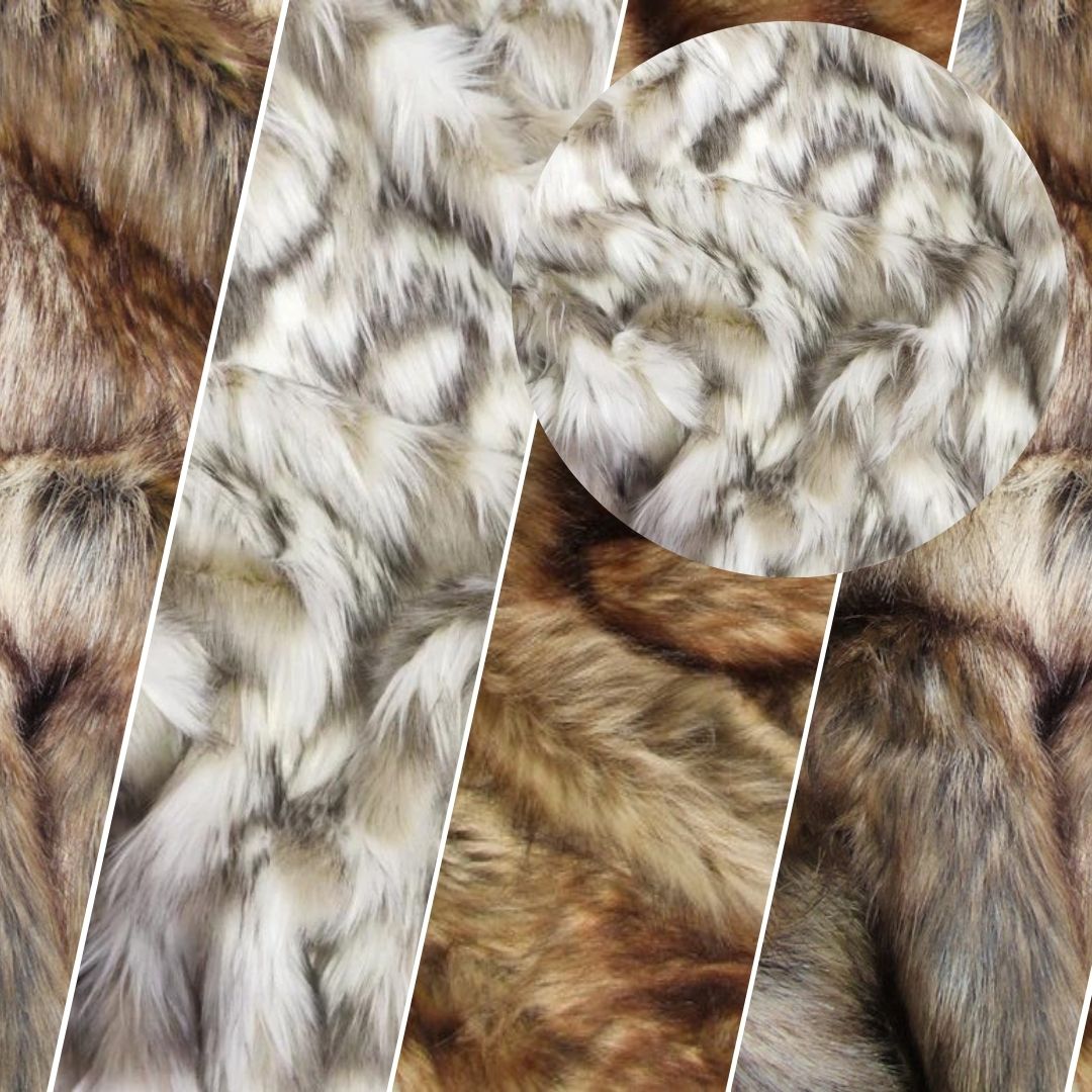 Fox Animal Faux Fur / Sold By The Yard
