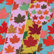 Autumn Leaves Printed Poly Cotton Fabric / Mustard / Sold By The Yard