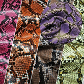 Calico Python Snake Vinyl Fabric