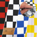 Checkered Gingham Poly Cotton Printed Fabric / Sold By The Yard