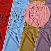 GLITTER STRETCH VELVET 360 GRAMS SPANDEX FABRIC / Sold by the Yard
