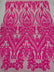 BIG DAMASK SEQUIN ON STRETCH MESH FABRIC (By The Yard)