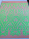 BIG DAMASK SEQUIN ON STRETCH MESH FABRIC (By The Yard)