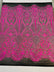 SMALL SEQUIN DAMASK ON STRETCH MESH FABRIC (By The Yard)
