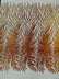 Phoenix Feather Sequin Stretch Mesh Fabric / Sold by the Yard